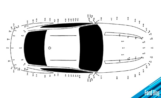 Imprime tu Ford Mustang favorito y colorea con tu familia en esta cuarentena
