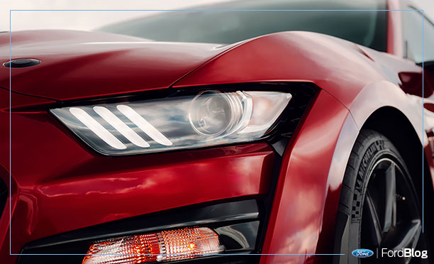 Ford Mustang Shelby GT500 2020 con diseño aerodinámico inspirado en aviones de combate