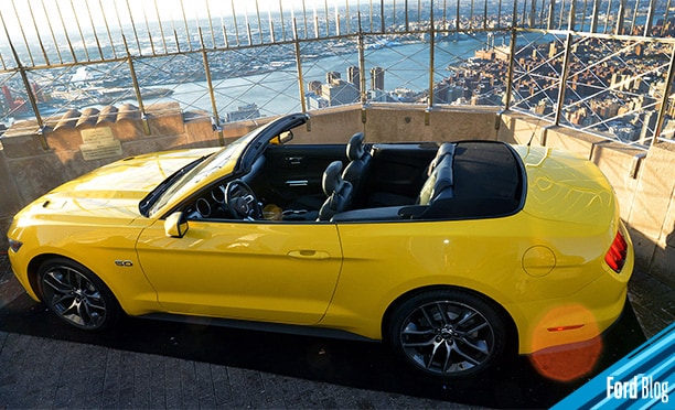Ford Mustang, muscle car que tuvo sesión de fotos en mirador de Empire State