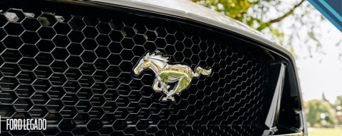 logotipo deportivo mustang
