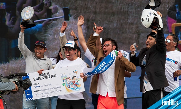 La Godineta fue el vehículo sin motor ganador de la carrera RedBull Soapbox, esponsoreada por Ford