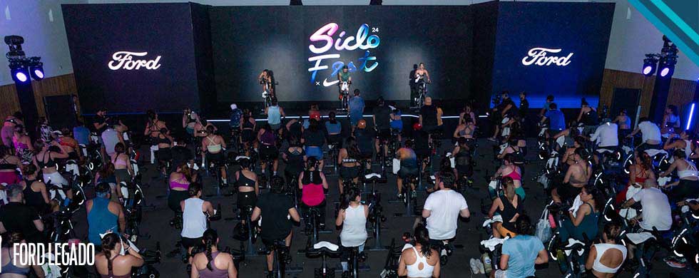 Ford rodó con ritmo en Síclo Fest, el evento anual de la comunidad del indoor cycling