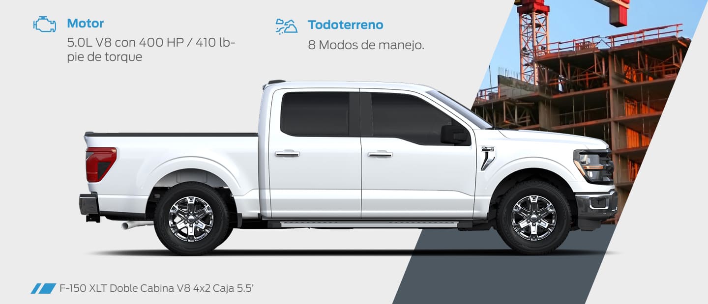 Ford F150 2025, Camioneta Pickup de Gran Capacidad de Carga y Remolque para el Trabajo