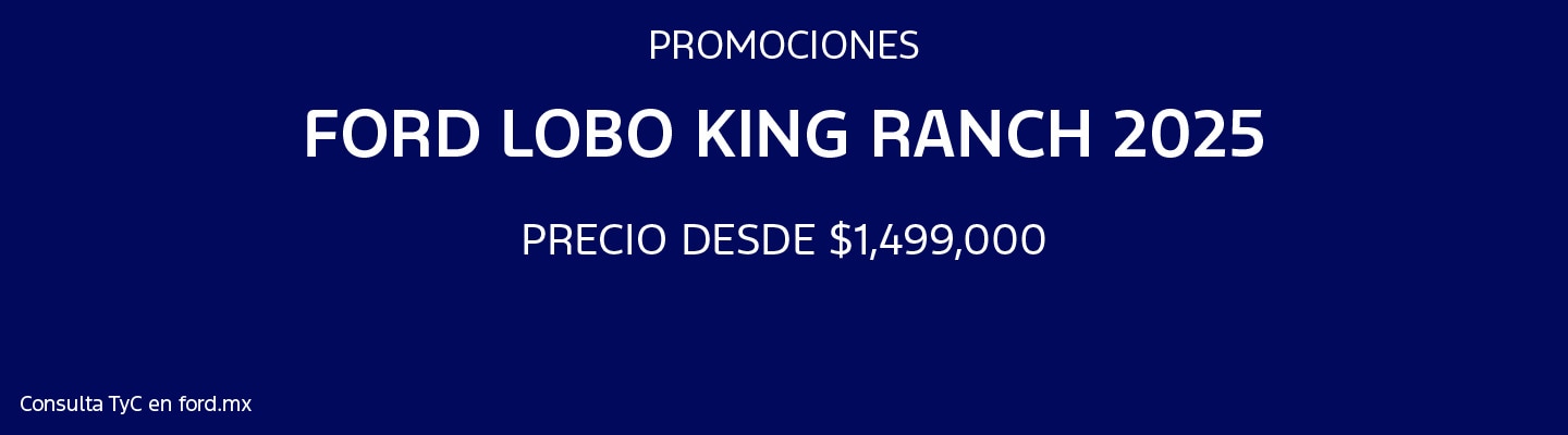 Promociones Ford Lobo King Ranch
