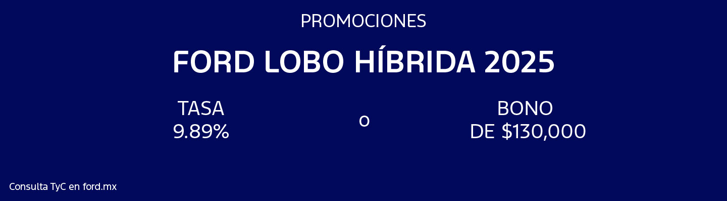 Promociones Ford Lobo 2025