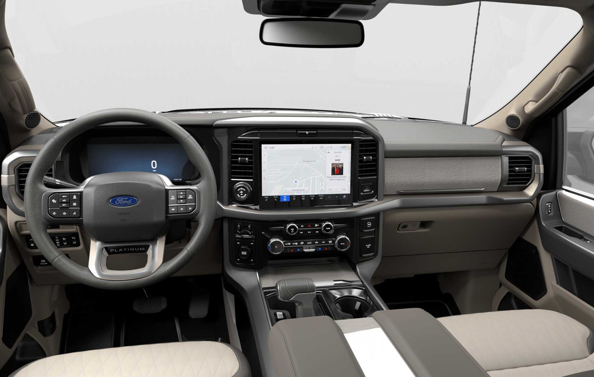 Pantalla y Cluster digitales de Gran conectividad y funcionalidad en Pickup Ford Lobo 2026