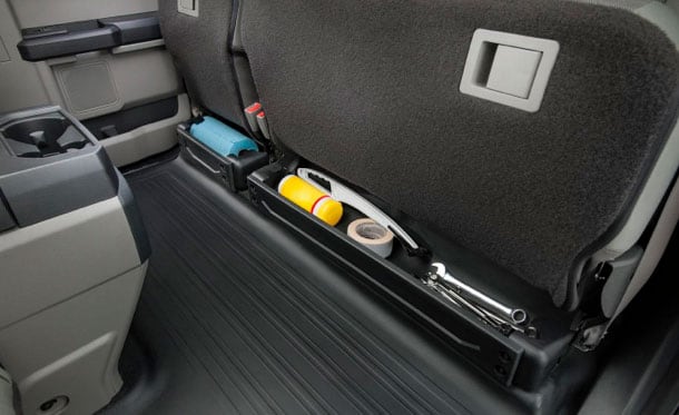 Organizador Ocultable de Asiento en Accesorios de Entretenimiento para Camioneta Pickup Ford Lobo 