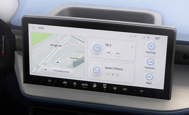 Conectividad al máximo gracias a Pantalla SYNC4 compatible con Apple CarPlay y Android Auto