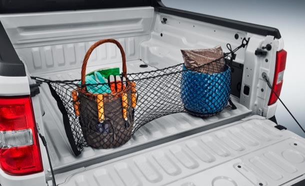 Conoce los Accesorios Originales Ford Maverick 2022 pickup Ciclismo como la Red de Caja Horizontal