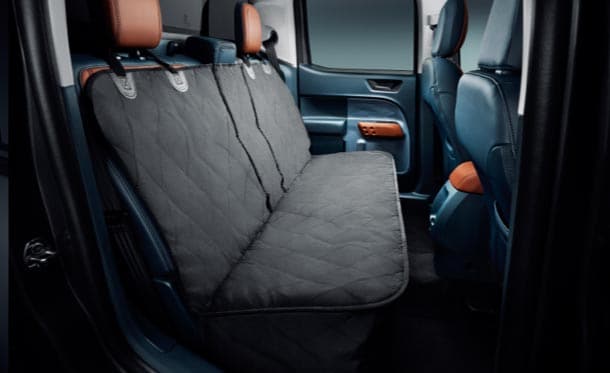Cubierta de Asiento Trasero 4KNINES para Mascota Protección de Camioneta Pickup Ford Maverick 2022