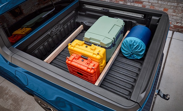 Máxima flexibilidad y practicidad con caja Flexbed de Ford Maverick HEV 2025, Pickup Híbrida