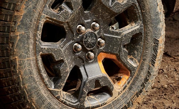 Rines de 17 pulgadas Exclusivos equipados en Ford Maverick Tremor 2023