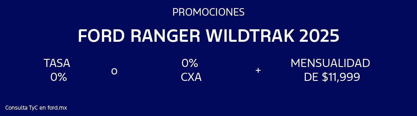 Promociones Ford Ranger 2025