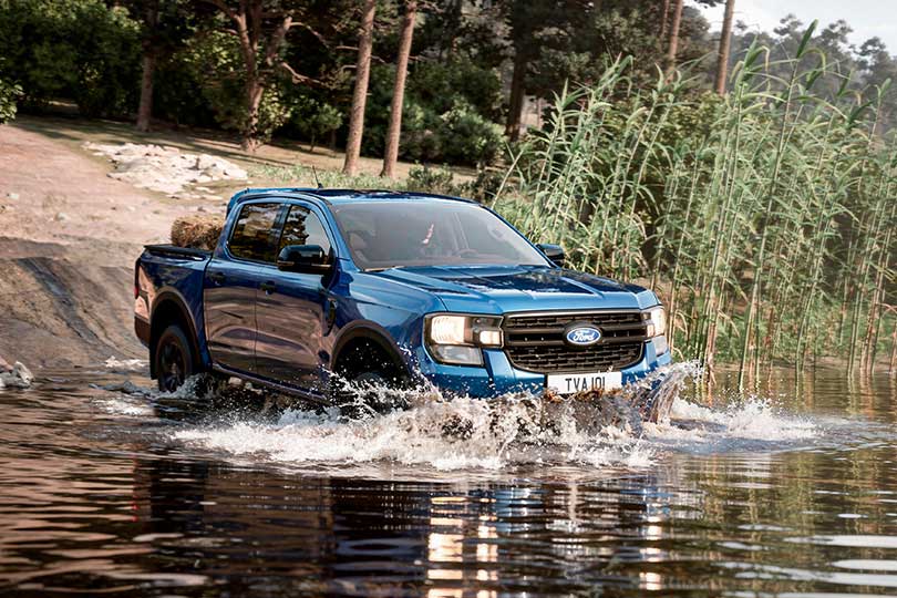 Capacidad sin límites Off-Road de Ford Ranger 2027 gracias a los 6 Modos de Manejo equipados