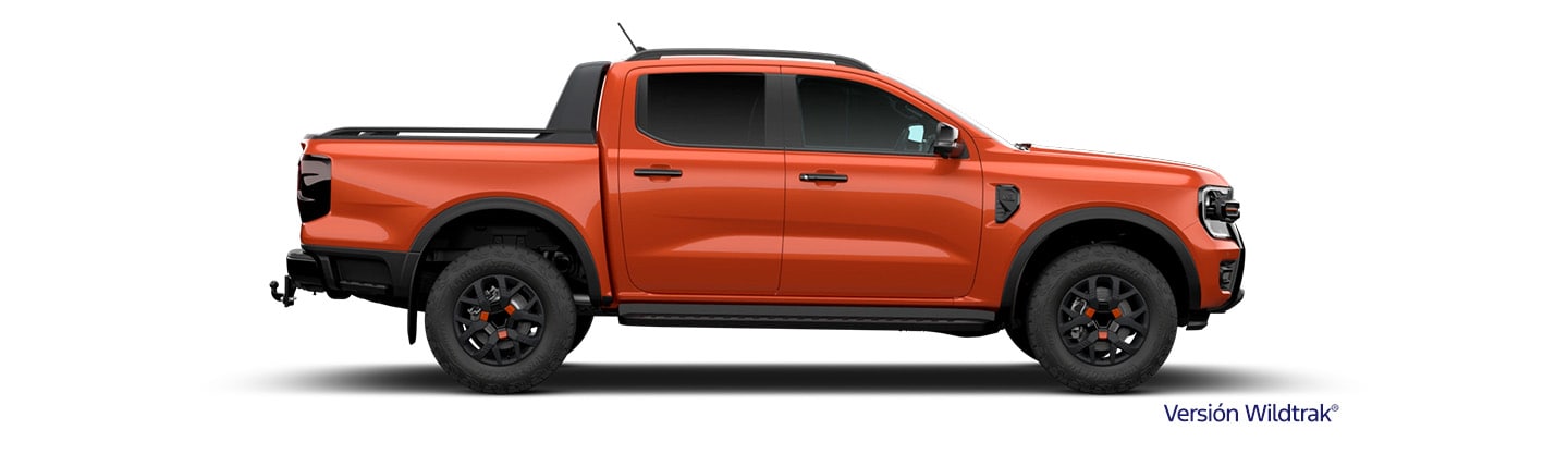 Dimensiones y Medidas de Versiones Diésel y Gasolina de la Camioneta Pickup 4x4 Ford Ranger 2027