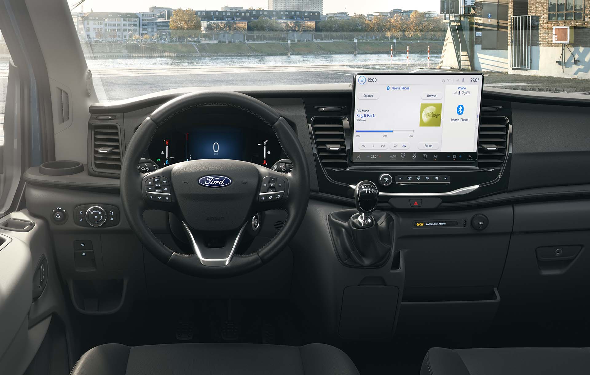 Pantalla Táctil compatible con Android Auto y Apple CarPlay inalámbricos de Ford Transit Chasis 2027