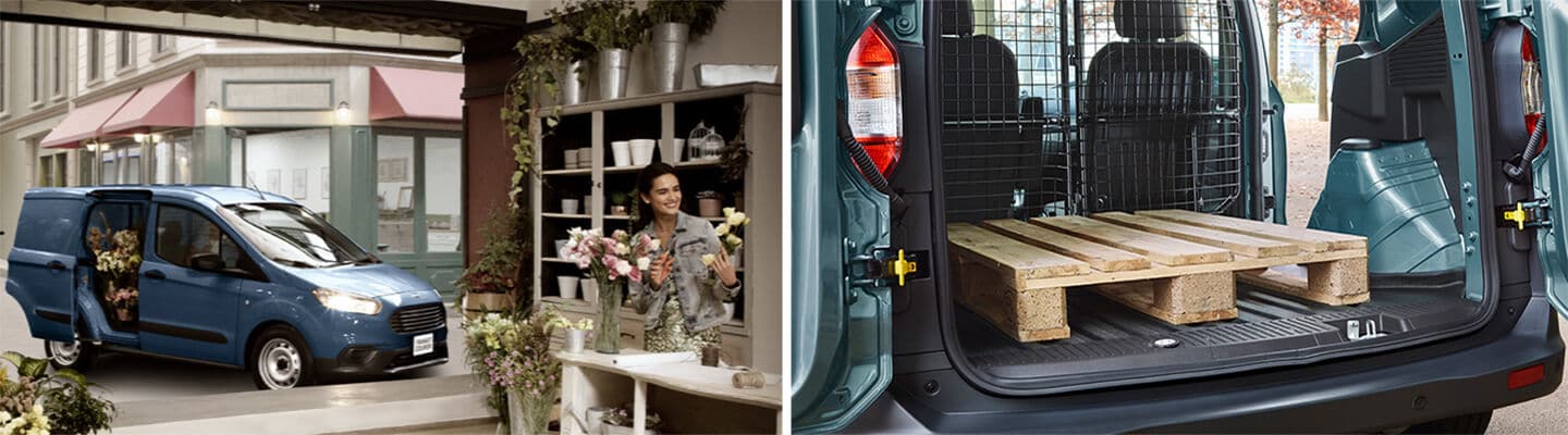 Ford Transit Courier 2021 la Van Compacta de logística con Rejilla metálica Plegable
