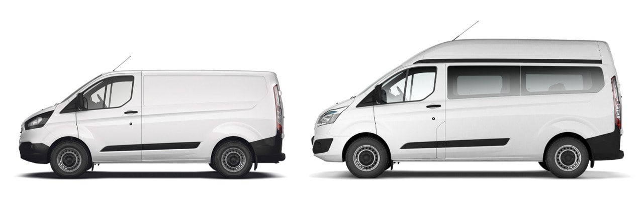 Conoce las Dimensiones de Largo, Alto y Ancho de Ford Transit Custom 2023