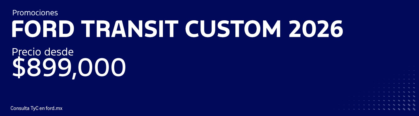 Promociones Ford Transit Custom 2026