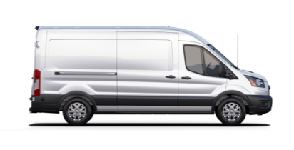 Conoce las dimensiones de la versión Larga Techo Mediano de la Van Eléctrica Ford E-Transit 2022