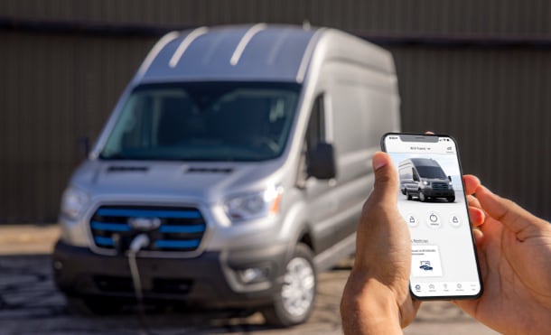 Con FordPass podrás conocer información importante de tu Van Eléctrica Ford E-Transit 2023