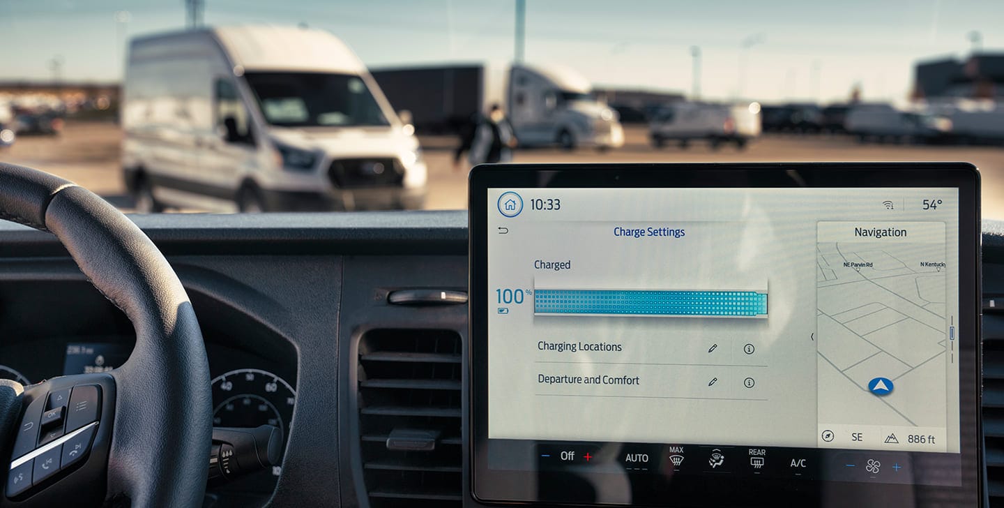 Conoce las amplias opciones para cargar tu Ford E-Transit 2025, Van de Eléctrica de Trabajo