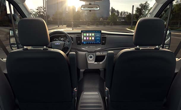 Conectividad, Confort y Tecnología de Ford E-Transit 2026, Van Enchufable de Trabajo