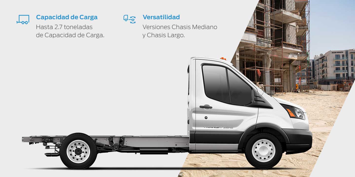 Conoce las grandes posibilidades de Ford Transit Chasis, el Vehículo Doble Rodada para tu negocio