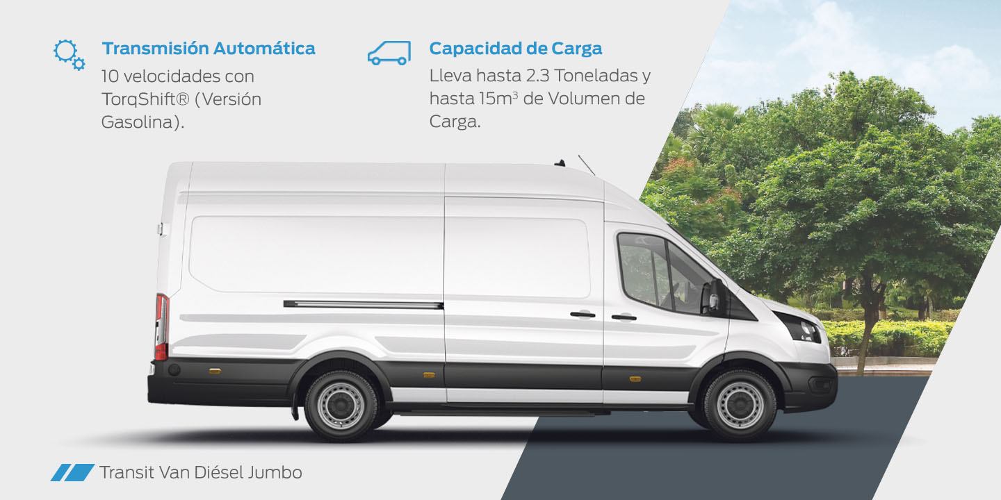 Ford Transit Van 2025, Vehículo Comercial de Trabajo