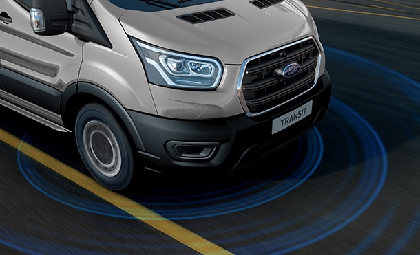 El vehículo comercial Ford Transit Pasajeros 2020 está equipado con Control de Tracción