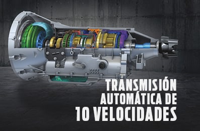 Ford Transit Pasajeros 2020 cuenta con tecnología de transmisión automática de 10 velocidades