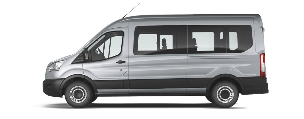 Dimensiones de la Van Comercial de Transporte y Turismo Ford Transit Pasajeros 2023