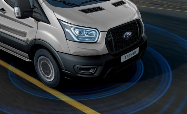 La Van Comercial de Transporte Ford Transit Pasajeros 2023 equipa Alerta de Preservación de Carril