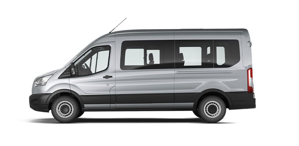 Dimensiones de la Van Comercial de Transporte y Turismo Ford Transit Pasajeros 2025