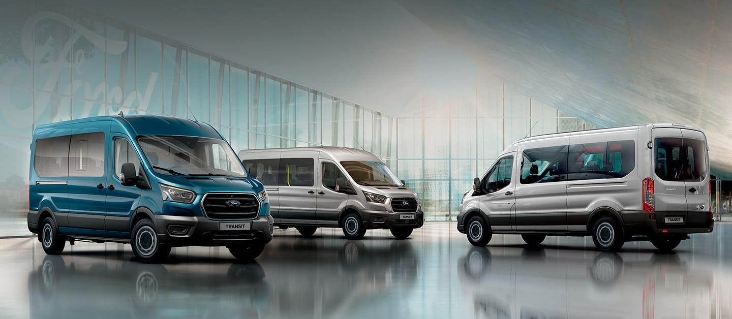Especificaciones y Ficha Técnica de la Van de Transporte Ford Transit Pasajeros 2021