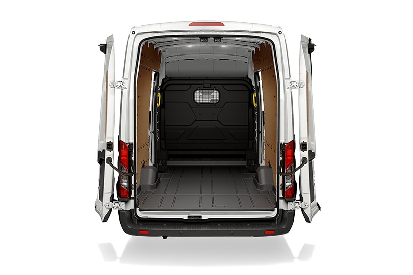 Volumen de 15m cúbicos en Ford Transit Van 2027 y Apertura de Puertas de 270 Grados