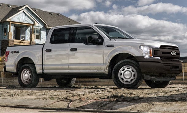 Las flotillas de la camioneta pick up Ford F-150 son ideales para el trabajo rudo