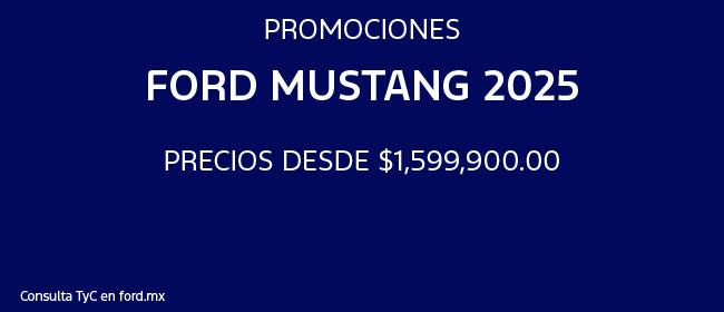 Promociones Ford Mustang 2025