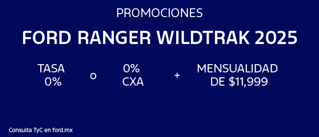 Promociones Ford Ranger 2025