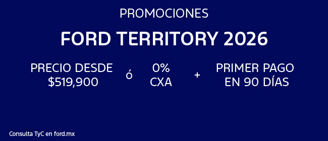 Promociones Ford Territory 2026