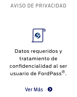 Descubre el Tratamiento de tu Información sensible al ser usuario de FordPass