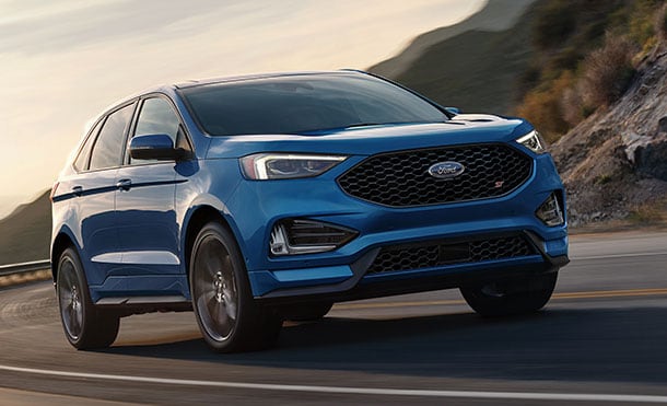La camioneta SUV deportiva Ford Edge ST 2020 cuenta con suspensión deportiva. ¡Descúbrela!