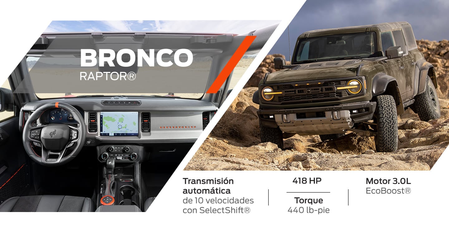 Capacidad de Ford Bronco Raptor 2025, SUV 4x4 de Alto Rendimiento para Off-Road Extremo