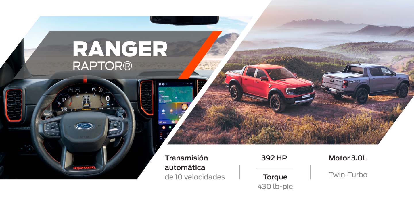 Ford Ranger Raptor 2027, Camioneta Pickup deportiva Ford Performance de Gran Potencia y Capacidad