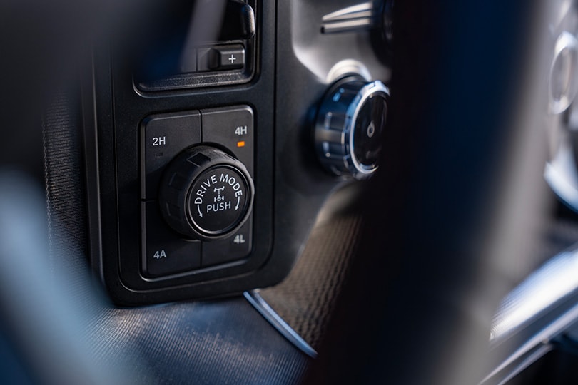 Selector Modos de Manejo y Tracción 4x4 en Ford Lobo Raptor 2026 que mejora estabilidad