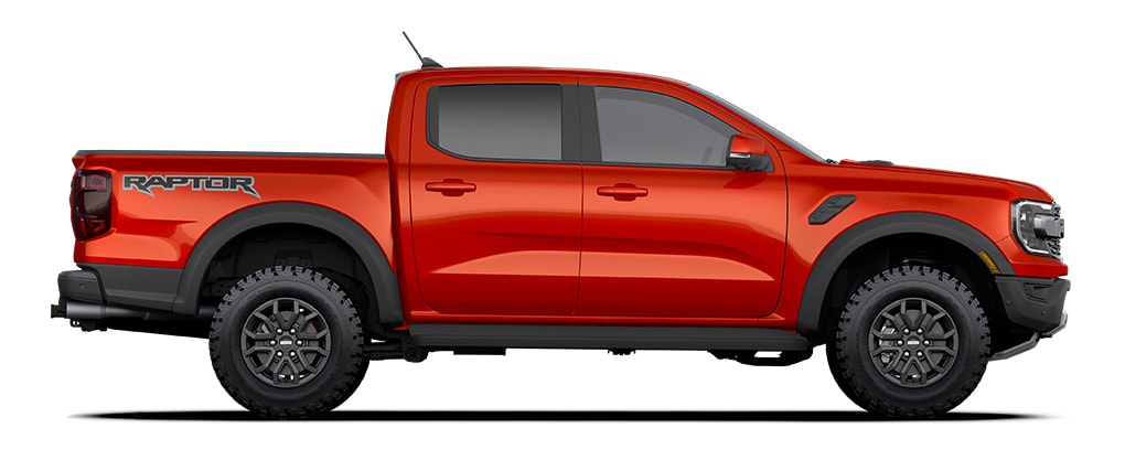 Dimensiones y Medidas de Versiones de la Camioneta Pickup  4x4 Ford Ranger Raptor 2024