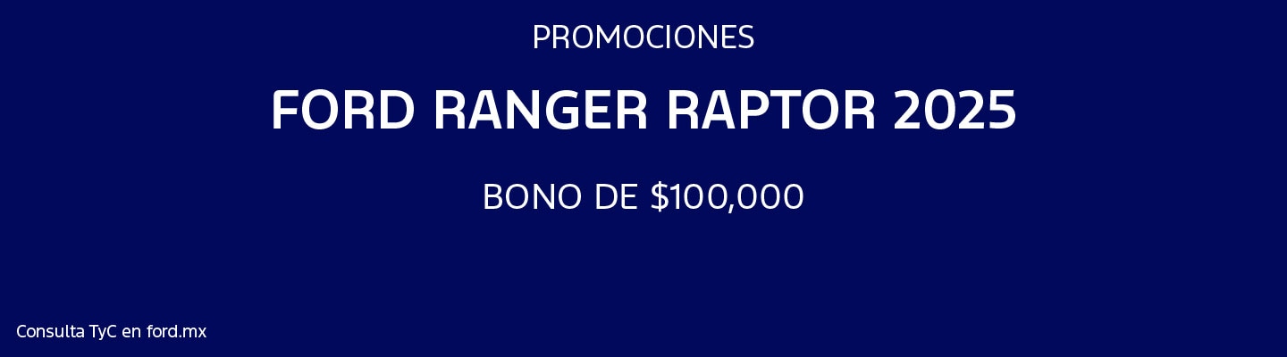 Promociones Ford Ranger Raptor 2025