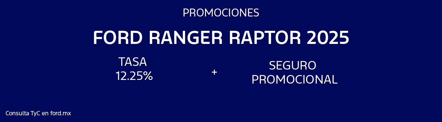Promociones Ford Ranger Raptor 2025