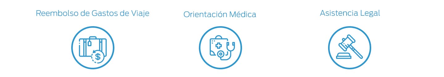 Asistencia 24 horas Ford: reembolso en gasto de viaje, orientacion médica y asistencia legal