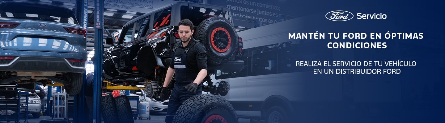 Realiza el Servicio de Mantenimiento Automotriz en tu Distribuidor Ford más Cercano. Agenda tu Cita